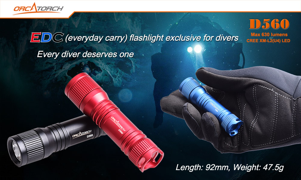 OrcaTorch D560 Dive Torch