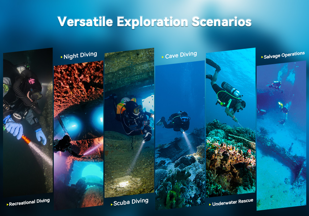 Orca 7 dive torch for versatile divings Orca 7 dive torch for versatile divings.jpg