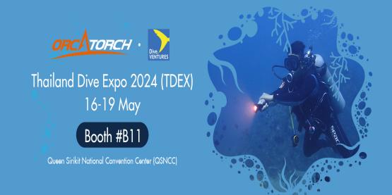 OrcaTorch and Dive Ventures Thailand Dive Expo 2024