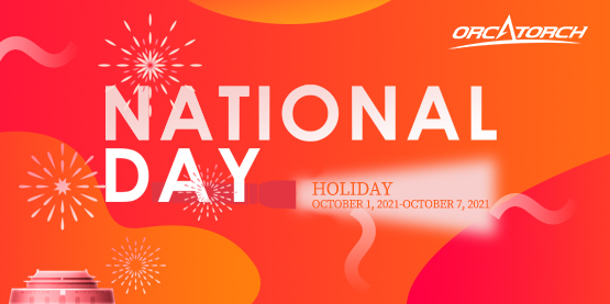 Notice for National Day Holiday 2021