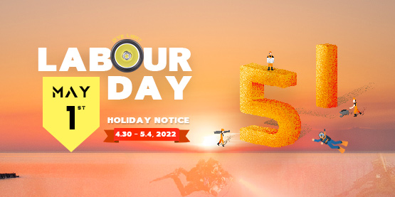 Notice for Labour Day Holiday 2022