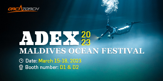 OrcaTorch ADEX Maldives Ocean Festival 2023 Booth  #D1 & D2