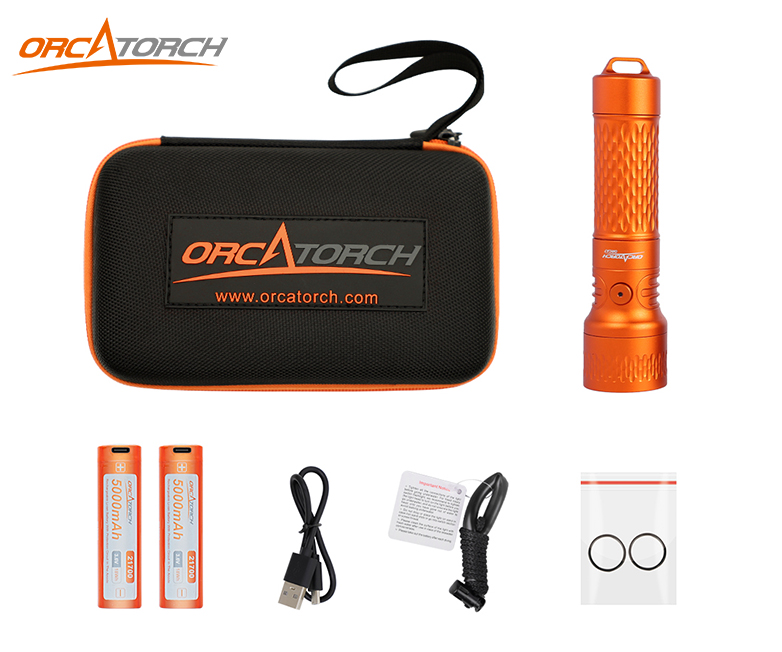 OrcaTorch Orca 7 dive light package 