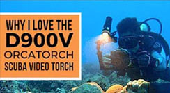 The Best Scuba Diving Video Torch | OrcaTorch D900V Review