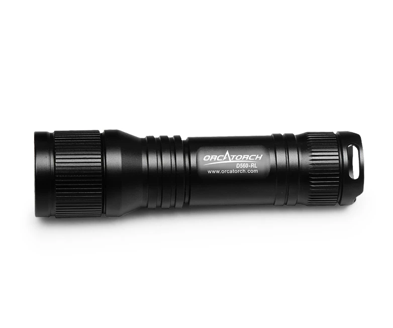 underwater flashlight OrcaTorch D560-RL diving torch for sale