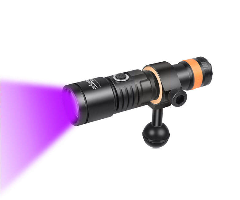Snoot Per Luce Subacquea ORCATORCH D530V: Accessorio Macro In Alluminio Per Foto E Video