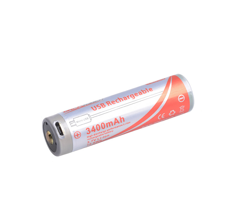18650 USB Battery 3400mAh
