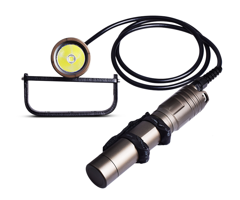 OrcaTorch D611 most powerful canister dive light